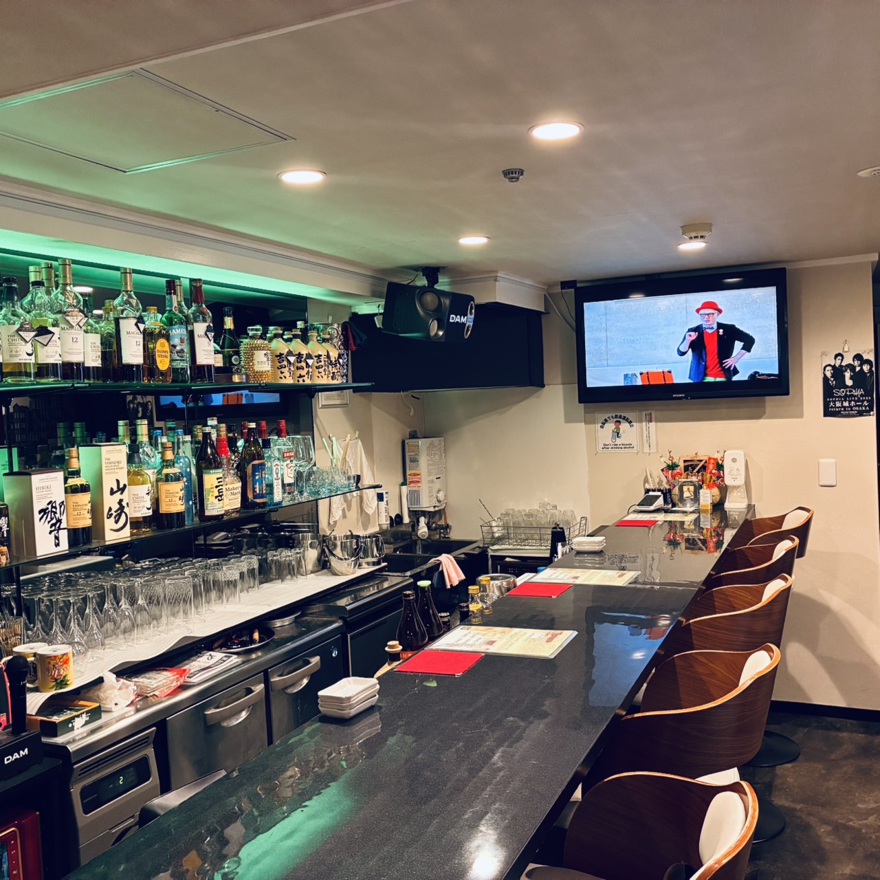 店内カウンター